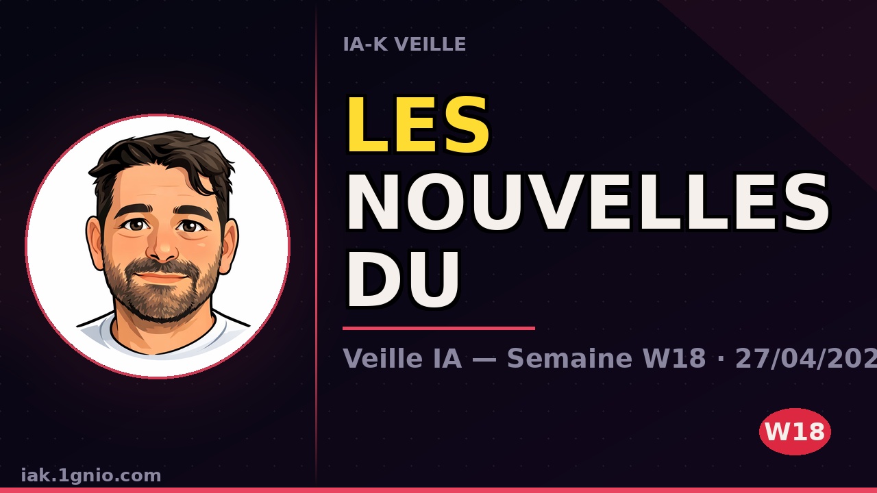 Veille IA — Semaine W18 · 27/04/2026 au 03/05/2026